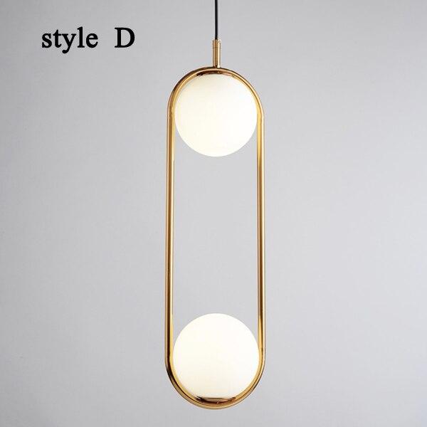 Chic Metal Circle Hanging Lamp