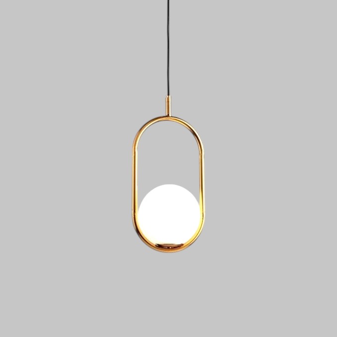 Chic Metal Circle Hanging Lamp