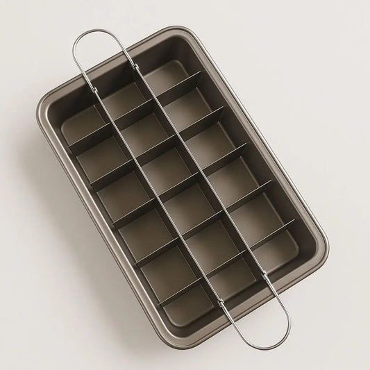 Easy Release Chocolate Square Baking Pan - Lusomart