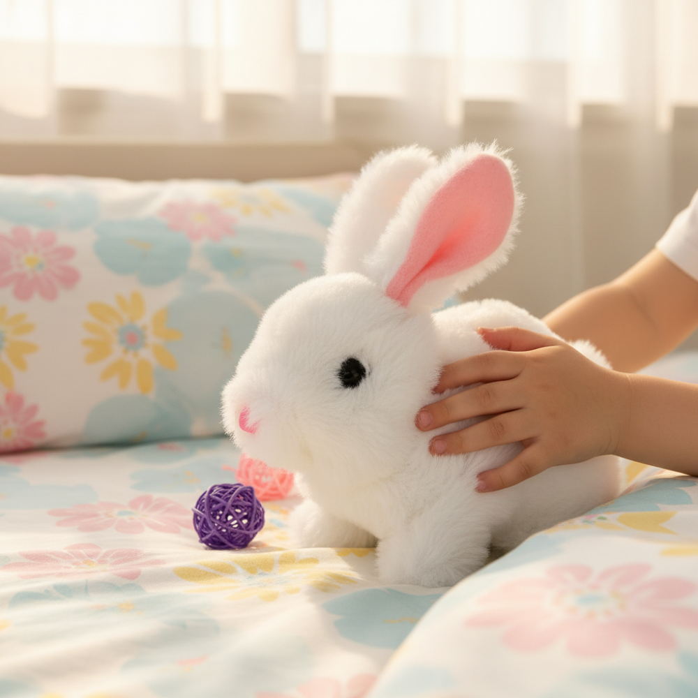 Cuddly Soft Bunny Stuffed Animal Toy for Kids