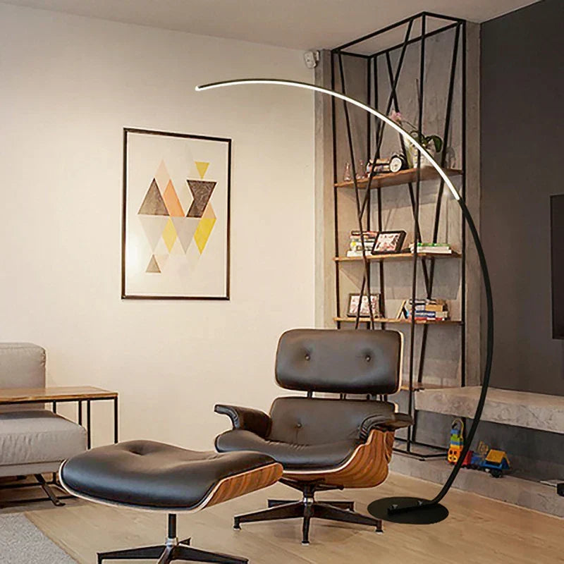 Bright Arc Modern Floor Light