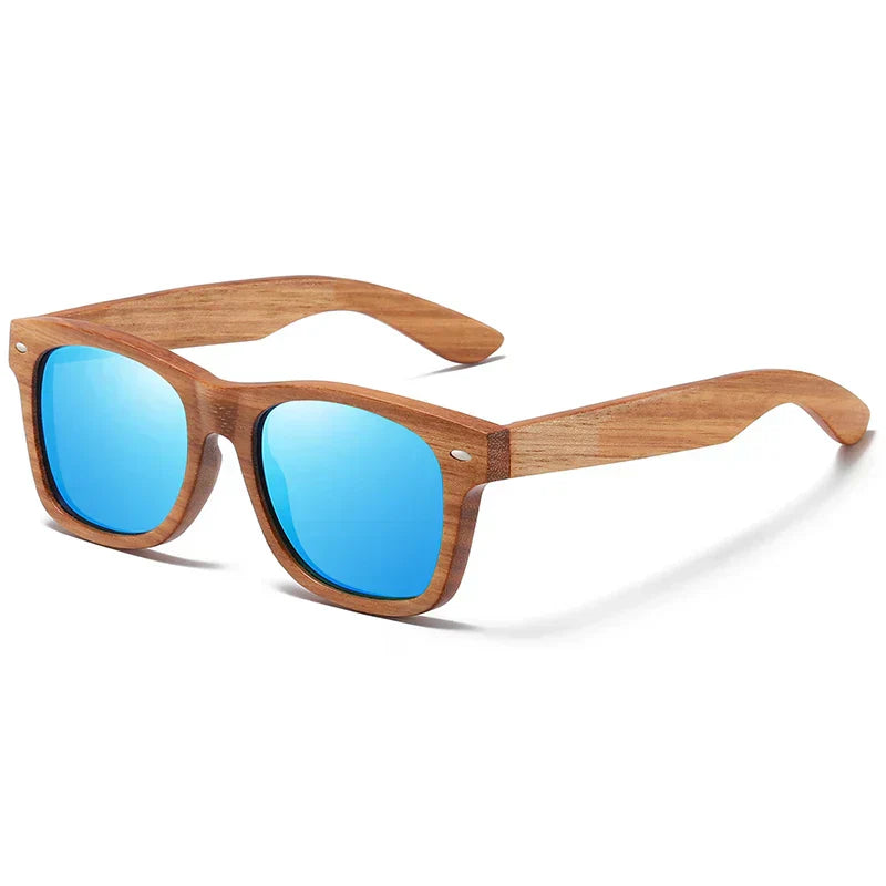 Eco Friendly Bamboo Polarized Sunglasses UV Protection