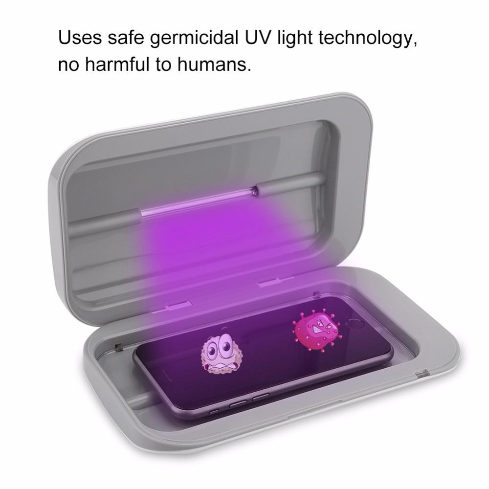 Compact UV Phone Sanitizer and Disinfecter