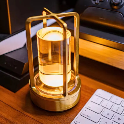 Sleek Metal Desk Lamp LED Lighting Modern Home Decor