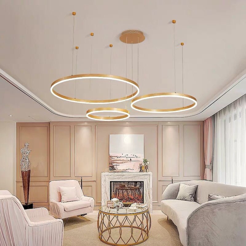 Modern Round LED Pendant Light For Dining Room