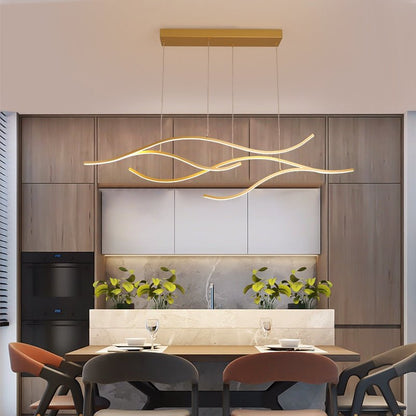 Modern Geometric Crystal LED Chandelier Light Fixture