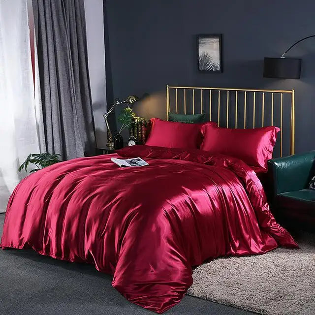 Soft 4-Piece Bed Set Sheet Duvet Pillowcases