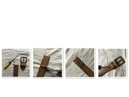 Leather Traditional Cowboy Belt