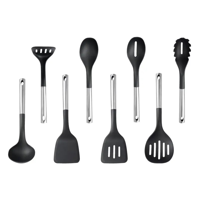 Durable Kitchen Tool Set with Heat Resistant Handles
