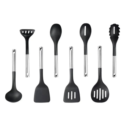 Durable Kitchen Tool Set with Heat Resistant Handles