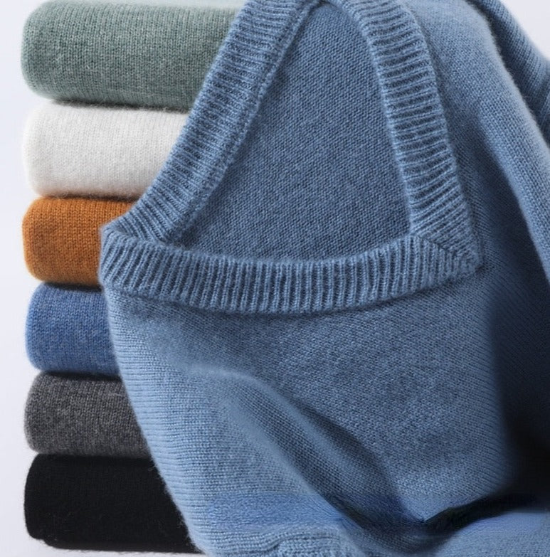 Luxurious Cashmere Crew Neck Sweater