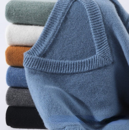 Luxurious Cashmere Crew Neck Sweater