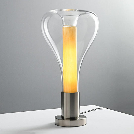Stylish Contemporary Glass Desk Lamp - Lusomart