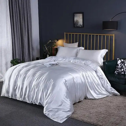 Soft 4-Piece Bed Set Sheet Duvet Pillowcases - Lusomart