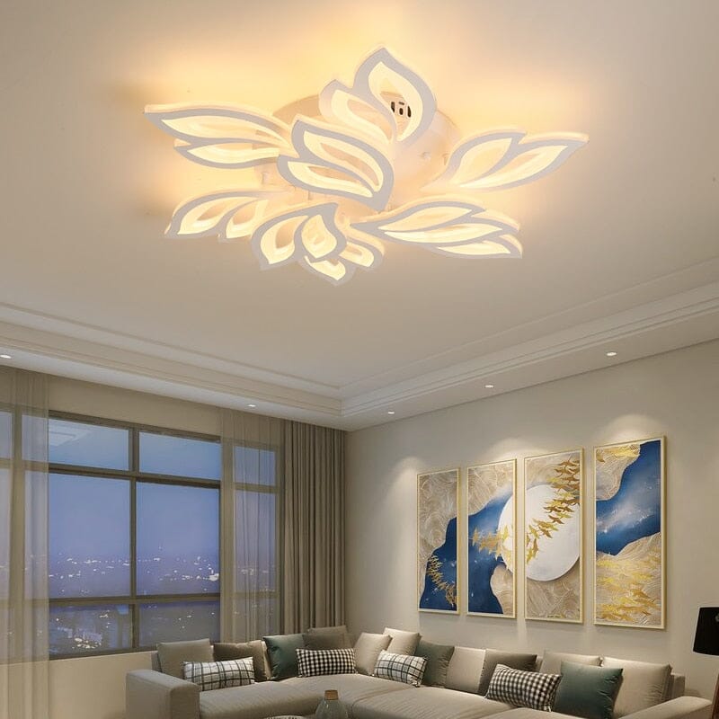 Floral Glass Pendant Light - Lusomart