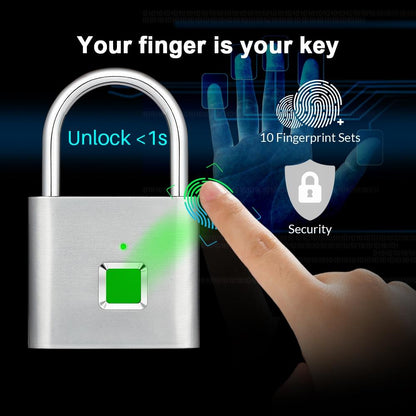 Secure Keyless Fingerprint Lock in Metal