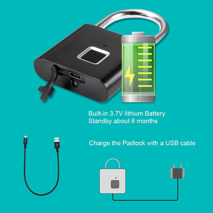 Secure Keyless Fingerprint Lock in Metal