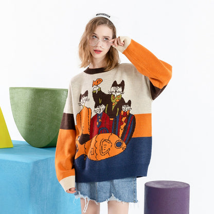 Comfy Pet Sweater with Round Neck for Parties