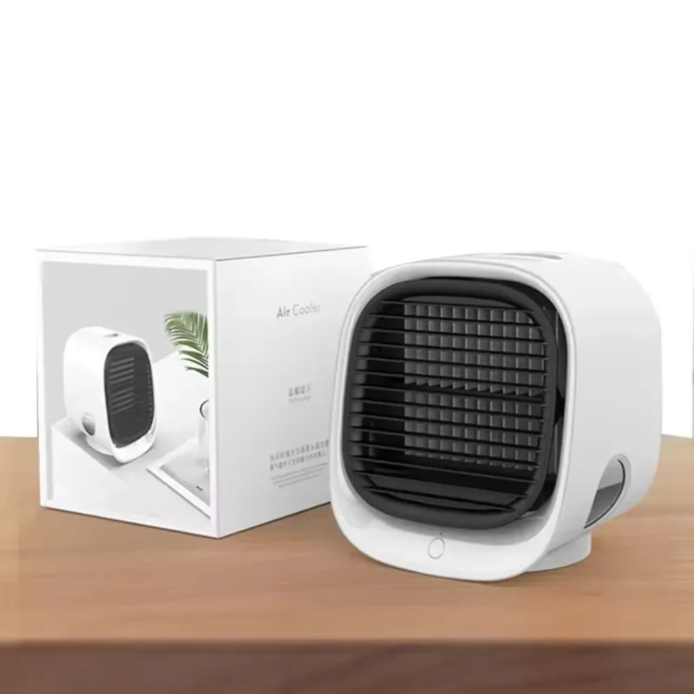 Portable Mini USB Air Cooler Humidifier Fan