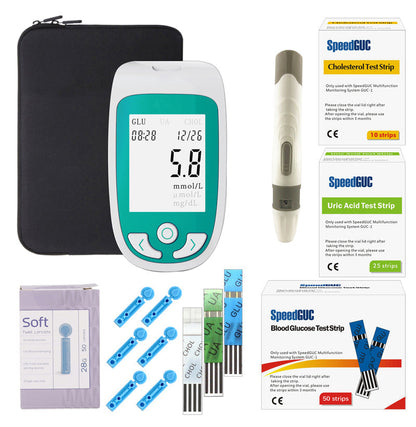 Advanced Health Tracker: Cholesterol, Sugar & Acid Tester