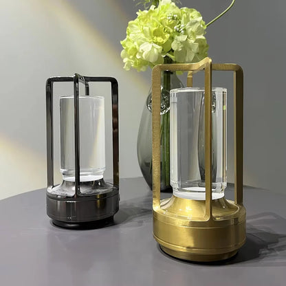 Sleek Metal Desk Lamp LED Lighting Modern Home Decor