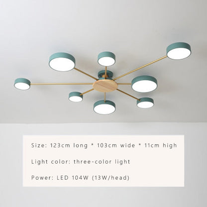Contemporary Sleek LED Chandelier Light