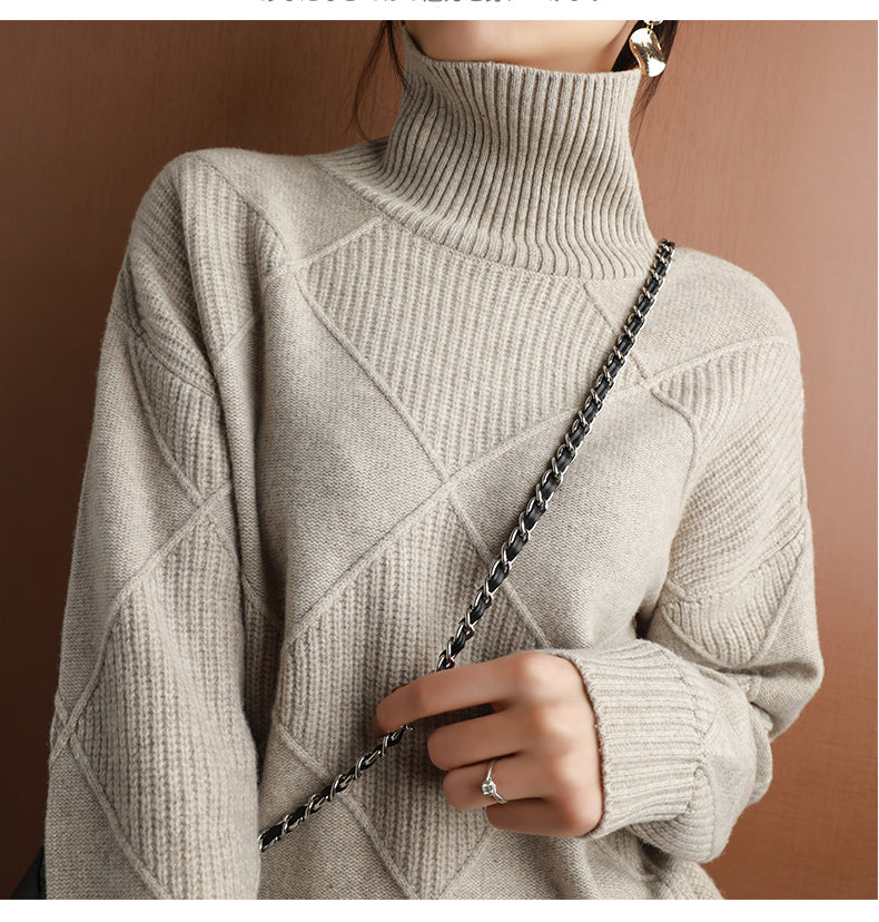 Soft Cashmere Crew Neck Sweater for Women