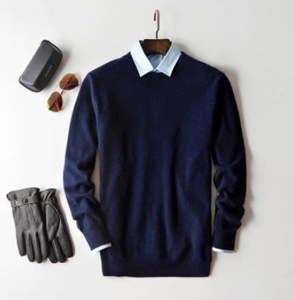Luxurious Cashmere Crew Neck Sweater