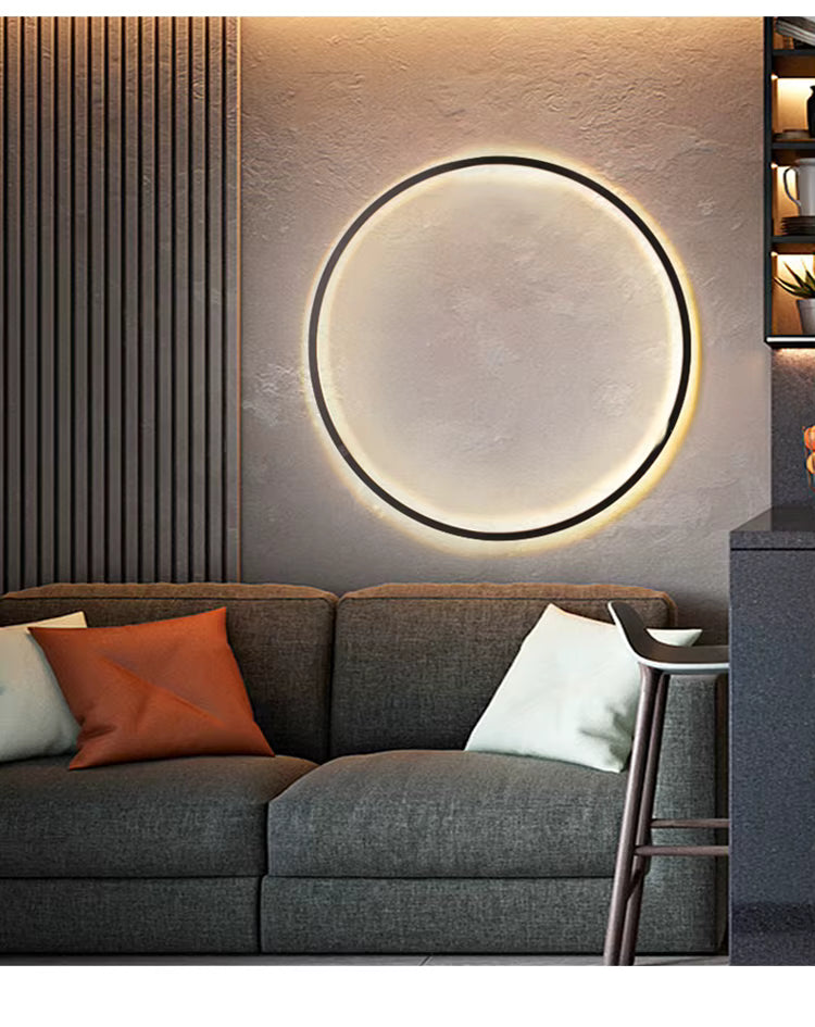Simple Round LED Wall Lamp for Contemporary Homes