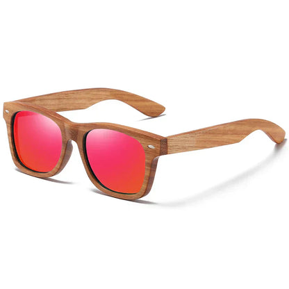 Eco Friendly Bamboo Polarized Sunglasses UV Protection