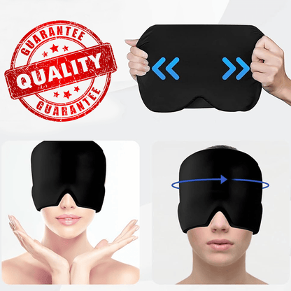 Headache and Migraine Relief Cap - Ice Mask or Hat for Migraines Tension Relief Dark and Cool Cap 7