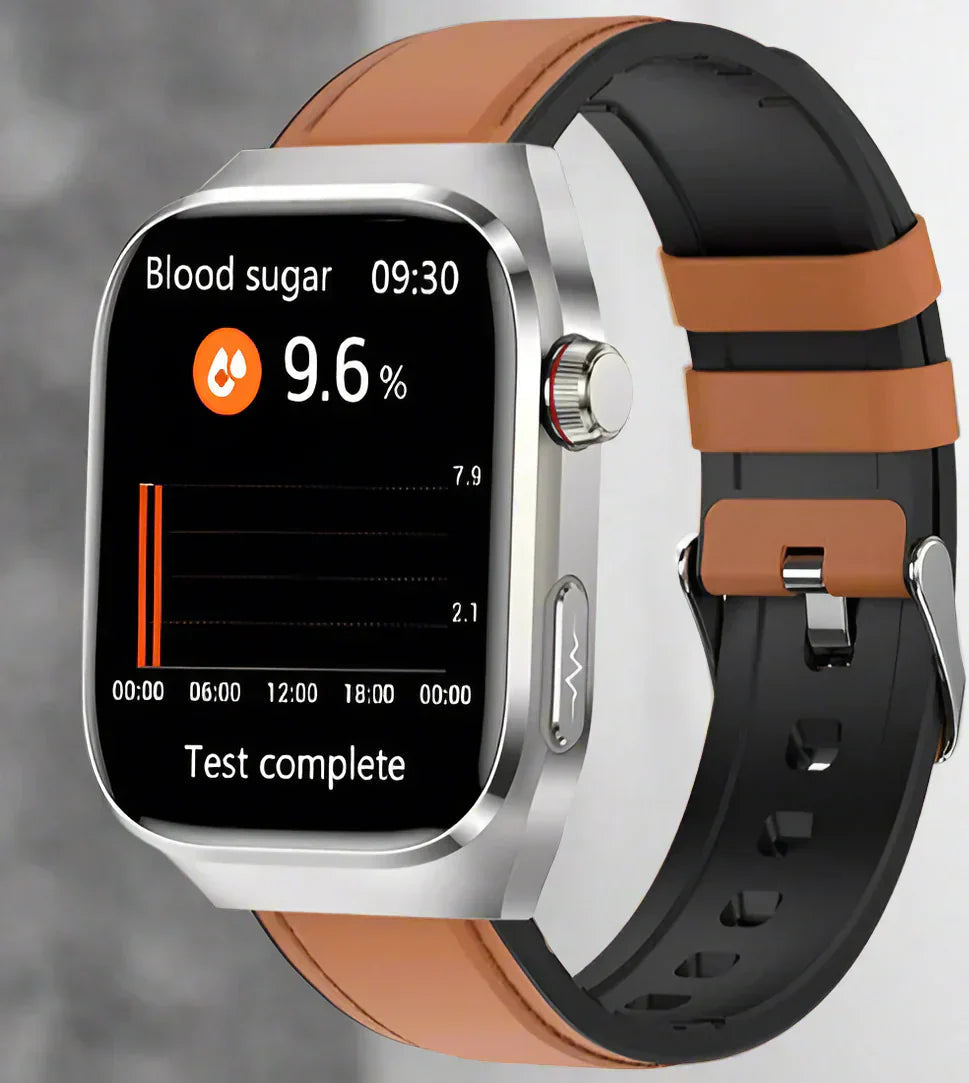 Health Smartwatch with ECG & Blood Sugar Monitoring – 2.04-Inch AMOLED Display & Waterproof Design 7