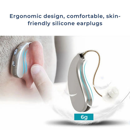 Easy Use Rechargeable Hearing Aid for Adults