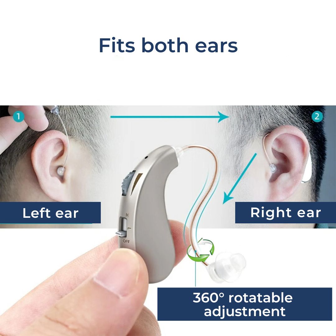 Easy Use Rechargeable Hearing Aid for Adults