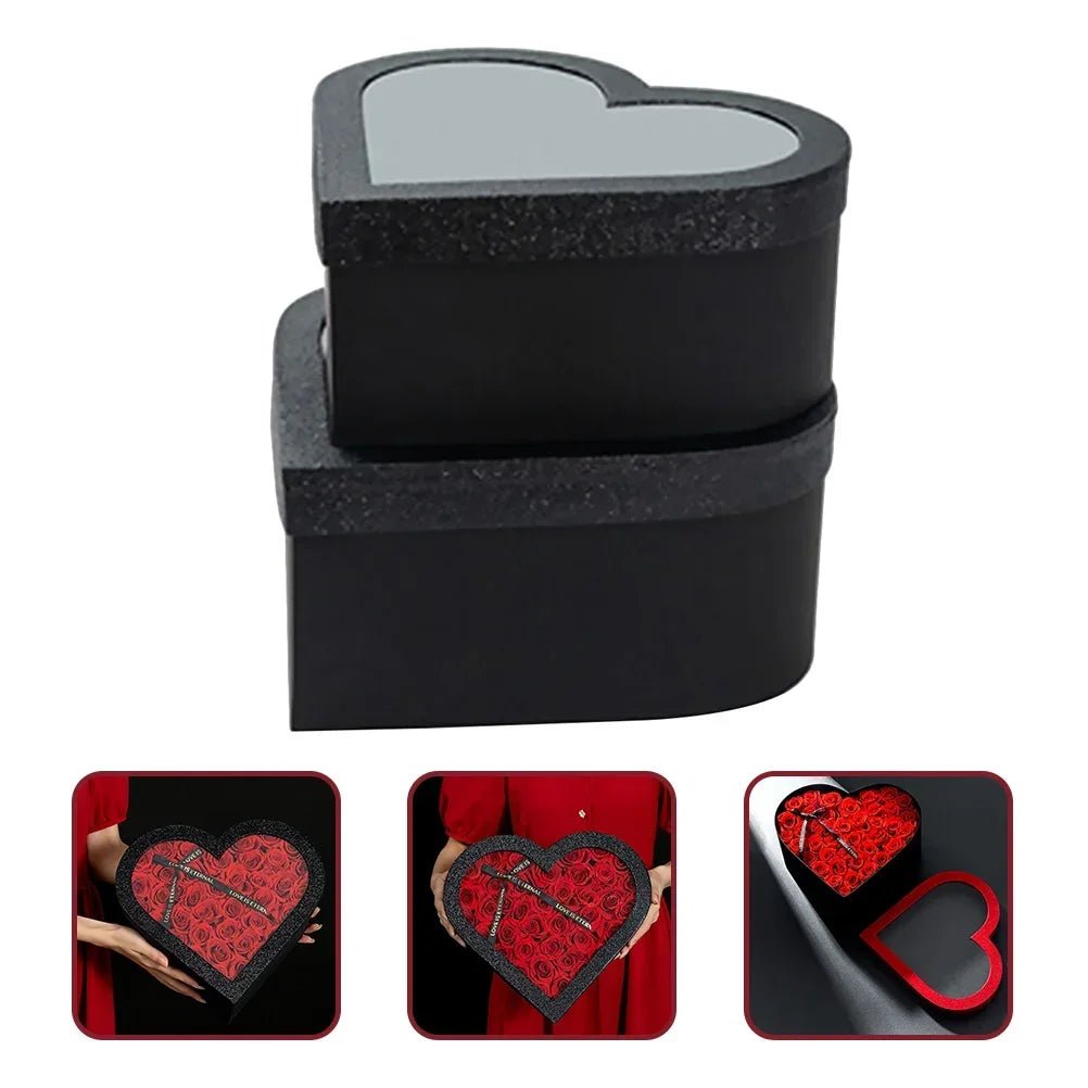 HeartFusion | Elegant Romantic Heart-Shaped Gift Presentation Box 2