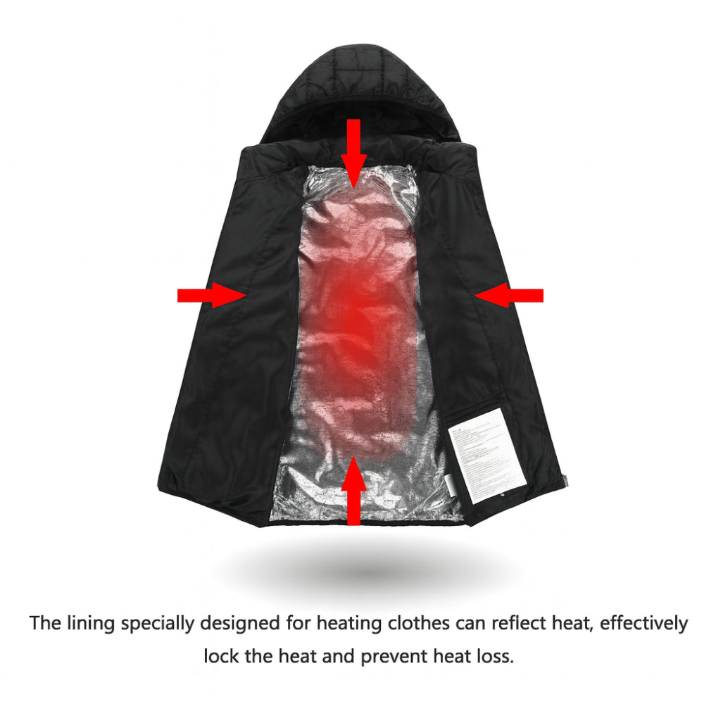 Thermal Insulated Snow Jacket Warm Outdoor Coat