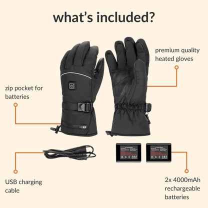 Warm Waterproof Insulated Rechargeable Winter Gloves