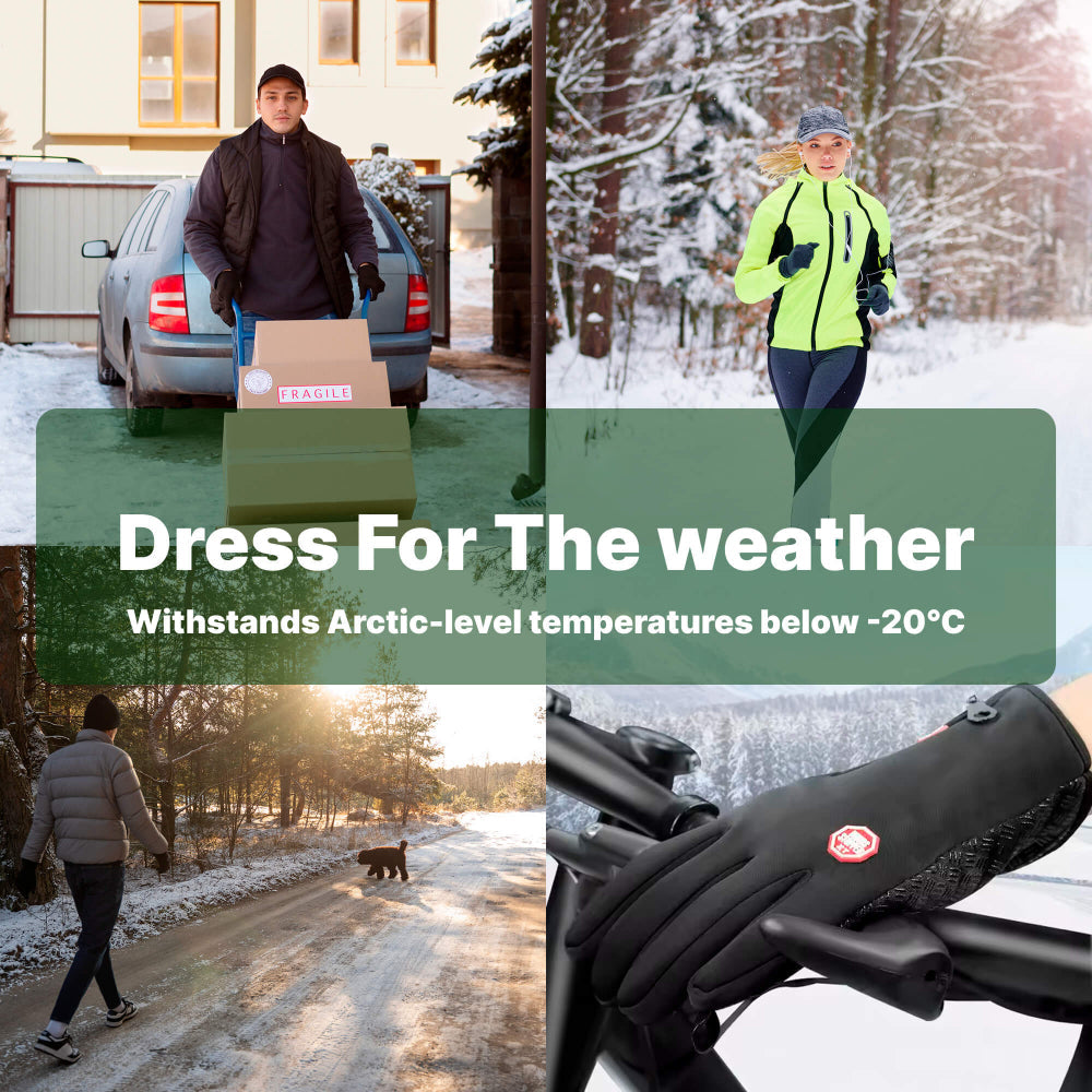 Warm Electric Insulated Touchscreen Winter Gloves