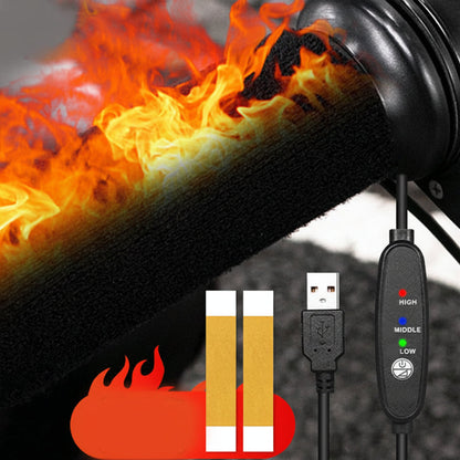 Warm Motorcycle Grips USB Heated Handlebars