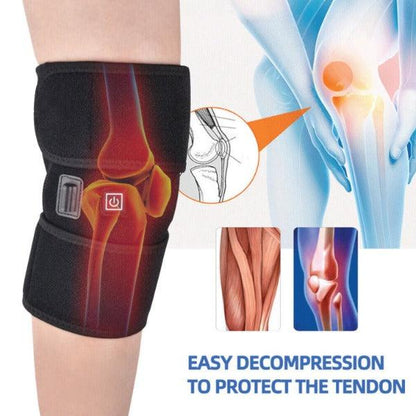 Heated Knee Brace - Heated Knee Brace Wrap Support | Electric Therapeutic Heating Pad W/Rechargable 7.4V 2600Mah Battery for Joint Pain Relief 5