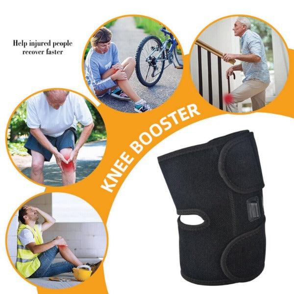 Heated Knee Brace - Heated Knee Brace Wrap Support | Electric Therapeutic Heating Pad W/Rechargable 7.4V 2600Mah Battery for Joint Pain Relief 7