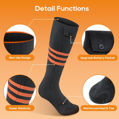 Warm Thermal Socks with Remote App Control