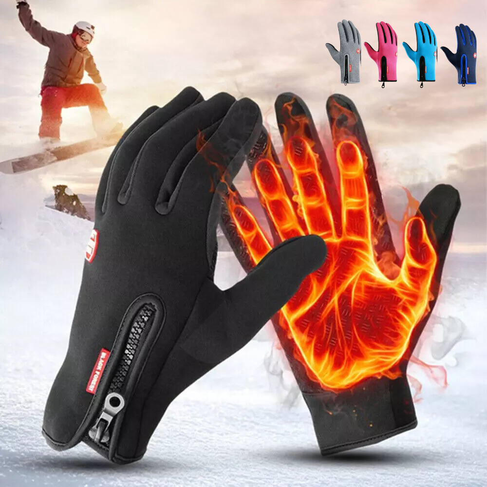 Heated Waterproof Touchscreen Sport Gloves for Outdoor Activities 0