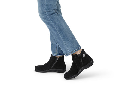 HeatherSuede | Elegant Comfortable Chelsea Ankle Bootie 1