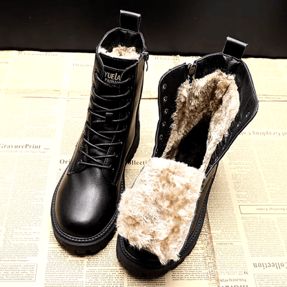 Waterproof Insulated Snow Boots With Grip Sole For Women