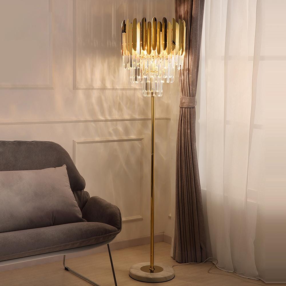 Luxury Glass Floor and Desk Lamp - Lusomart