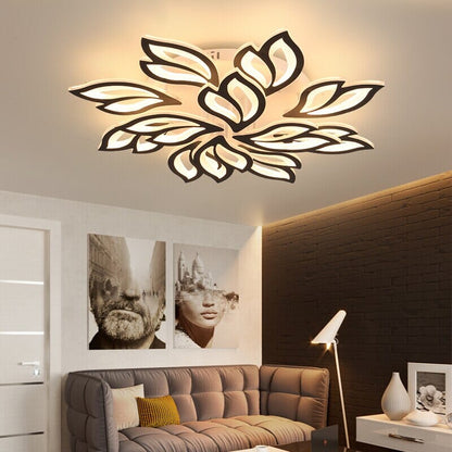 Floral Glass Pendant Light