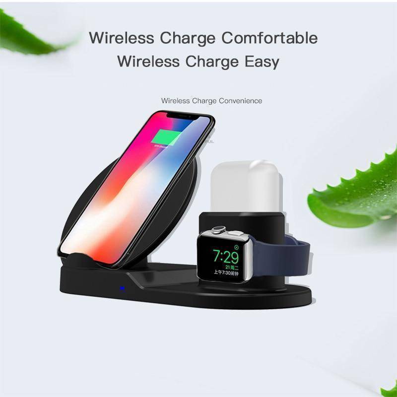 Henzarne | Efficient 3-in-1 Wireless Charging Dock for Apple Devices 3