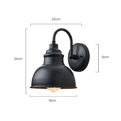 Heritage Outdoor Sconce – A rust-resistant, vintage-style wall lantern for patios and gardens. 5