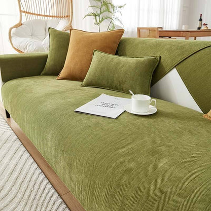 Soft Beige Woven Sofa Protector 70x70 cm